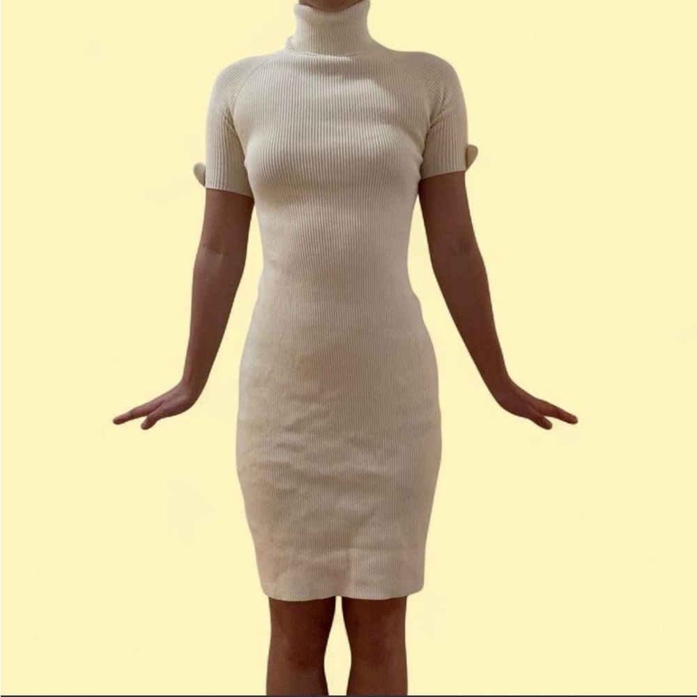 Moda International Cream Midi Dress